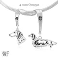 Dachshund, Longhaired, Charm Holder, Necklace