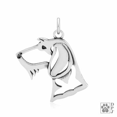 Dachshund Wirehaired, Head, Pendant