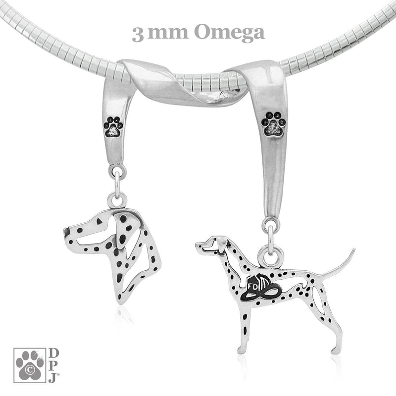 Dalmatian, Charm Holder, Necklace