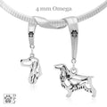 English Cocker Spaniel, Charm Holder, Necklace