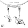 English Springer Spaniel, Charm Holder, Necklace