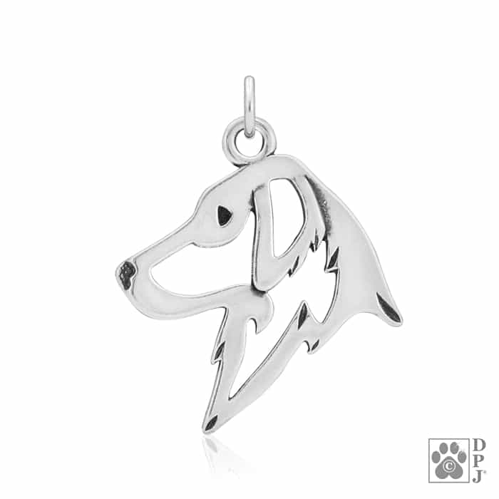 Flat-Coated Retriever, Head, Pendant