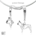 French Bulldog, Charm Holder, Necklace