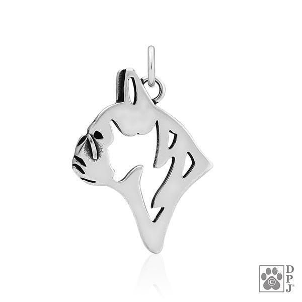 Silver French Bulldog Charm Necklace on Adjustable Sterling Chain - Fr –  Mark Poulin Jewelry