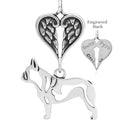 French Bulldog, Body, with Engravable Healing Angels Pendant