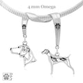 German Shorthaired Pointer, Charm Holder, Necklace