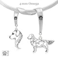 Golden Retriever, Charm Holder, Necklace