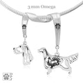 Gordon Setter, Charm Holder, Necklace