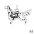 Gordon Setter w/Grouse, Body, Pendant