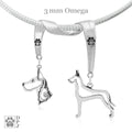 Great Dane, Charm Holder, Necklace