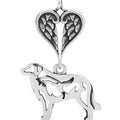 Great Pyrenees w/Fox, Body, with Engravable Healing Angels Pendant
