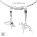 Italian Greyhound, Charm Holder, Necklace