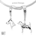 Parson Russell Terrier, Charm Holder, Necklace