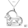 Pembroke Welsh Corgi In Heart Necklace