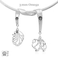Pomeranian, Charm Holder, Necklace