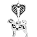 Portuguese Water Dog, Retriever Cut, Body, with Engravable Healing Angels Pendant