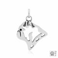 Pug, Head, Pendant