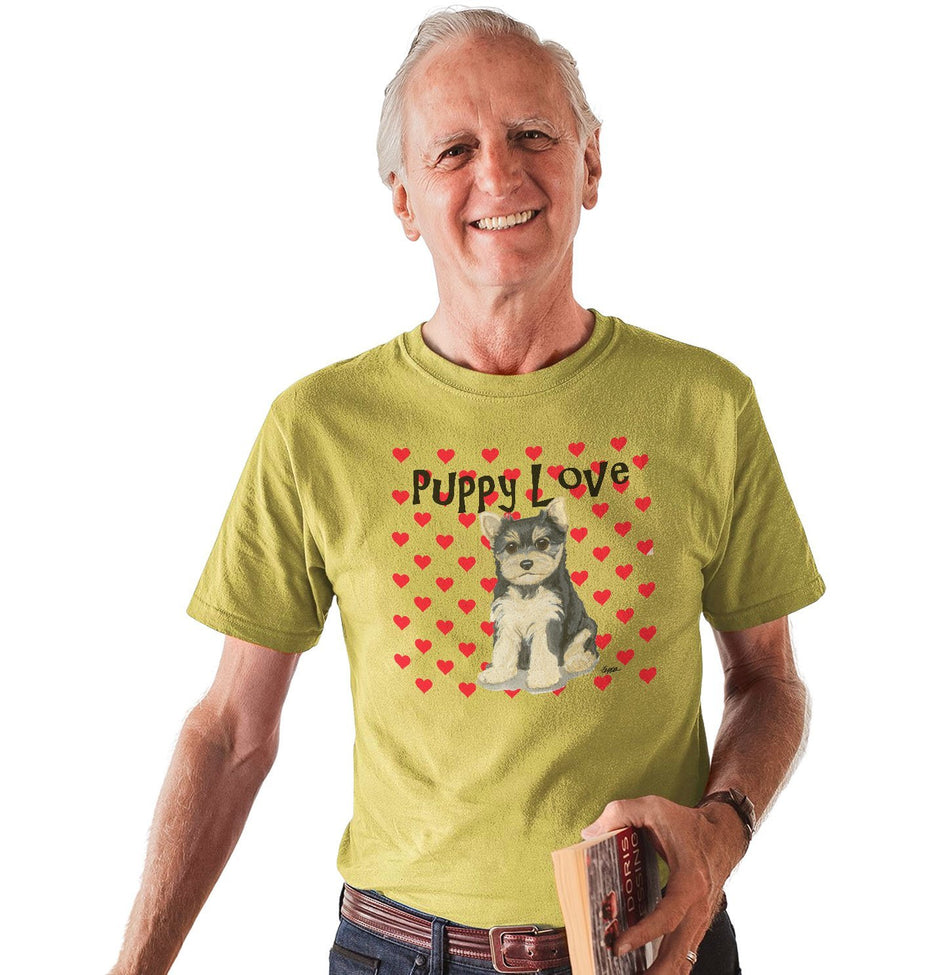 Yorkshire Terrier Puppy Love - Adult Unisex T-Shirt