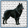 Belgian Shepherd Love Text - Adult Unisex T-Shirt
