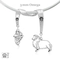 Shetland Sheepdog, Charm Holder, Necklace