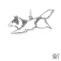 Shetland Sheepdog Jumping, Body, Pendant
