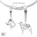 Shiba Inu, Charm Holder, Necklace