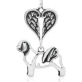 Shih Tzu, Teddy Bear Cut, Body, with Engravable Healing Angels Pendant