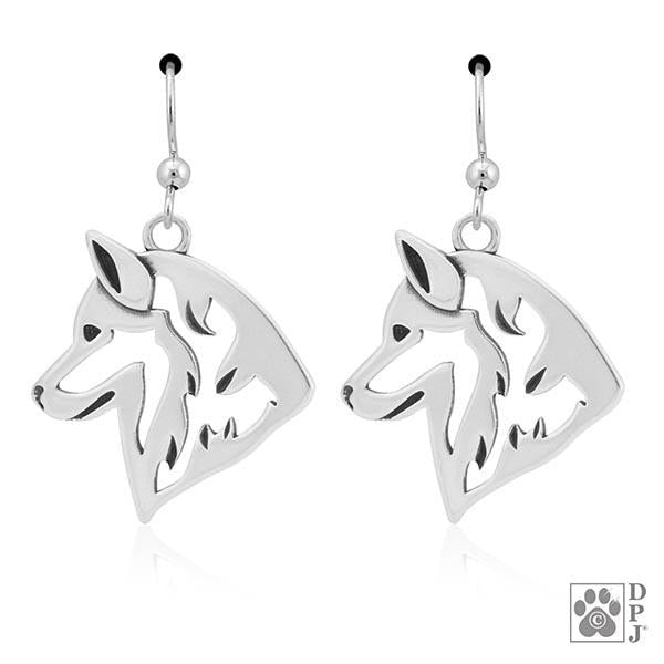 Husky earrings shop