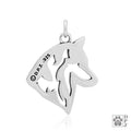 Siberian Husky, Head, Pendant