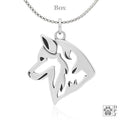 Siberian Husky, Head, Pendant