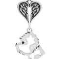 West Highland White Terrier, Head, with Engravable Healing Angels Pendant