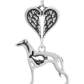 Whippet w/Bunny, Body, with Engravable Healing Angels Pendant