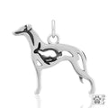 Whippet w/Bunny, Body, Pendant