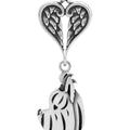 Yorkshire Terrier Puppy Cut, Head, with Engravable Healing Angels Pendant