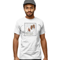 Red & White Papillon Love Text - Adult Unisex T-Shirt