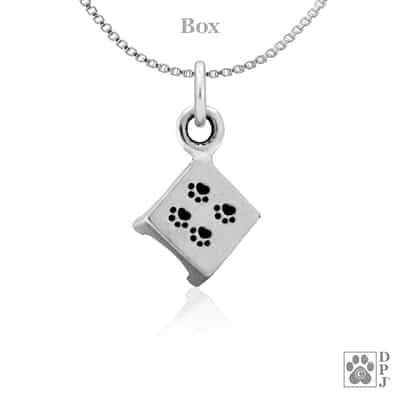 Agility Teeter Necklace Pendant in Sterling Silver