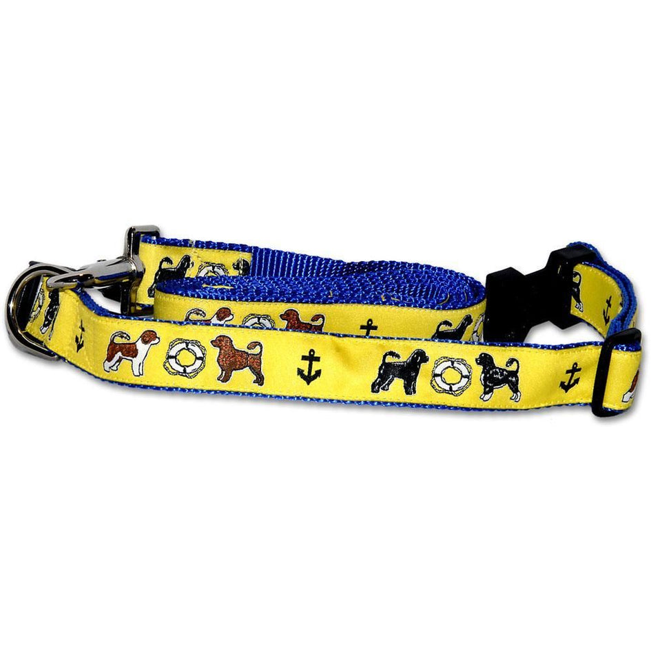 Portuguese Water Dog Collar and Leash Set