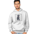 Black Labrador Retriever Puppy Love Text - Adult Unisex Hoodie Sweatshirt