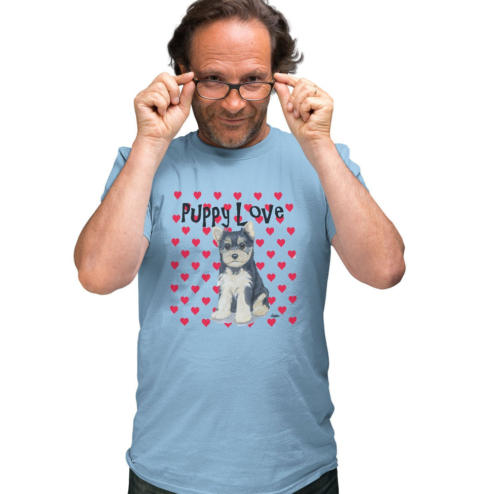 Yorkshire Terrier Puppy Love - Adult Unisex T-Shirt