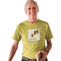 Red & White Papillon Love Text - Adult Unisex T-Shirt