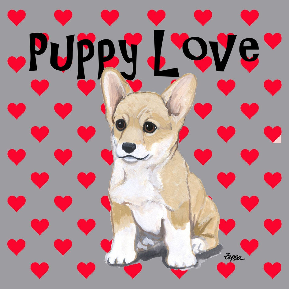 Corgi Puppy Love - Adult Unisex Hoodie Sweatshirt