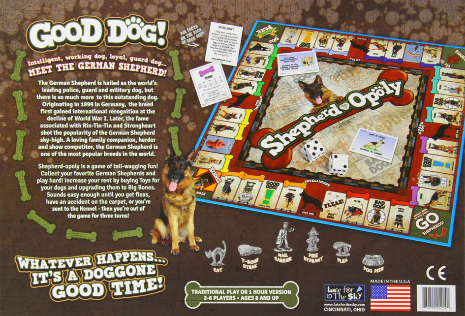 Late for the Sky German Shepherd-opoly
