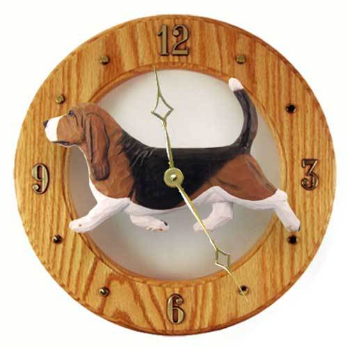 Basset Hound Wall Clock