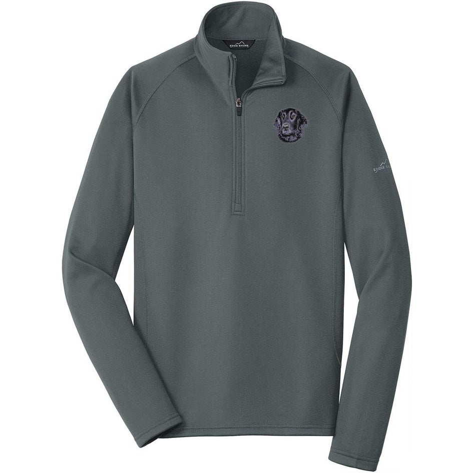 Embroidered Eddie Bauer Mens Base Layer Fleece Irongate Gray 3X-Large Flat Coated Retriever D53