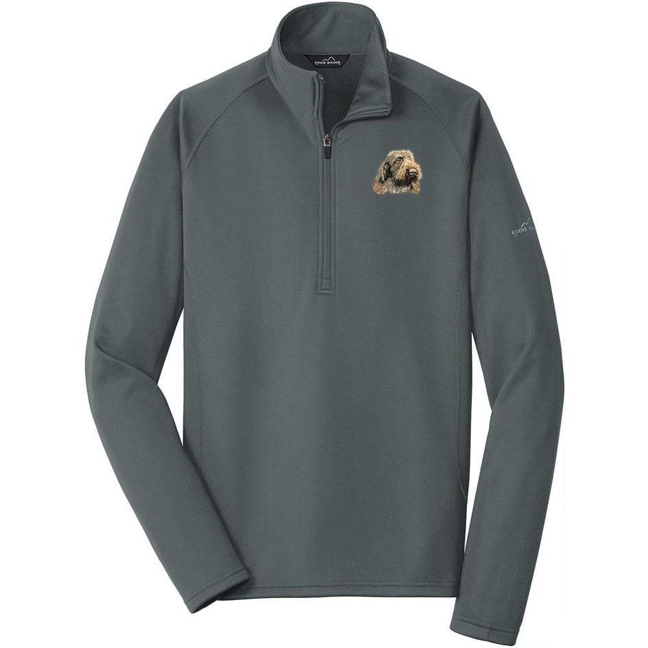 Embroidered Eddie Bauer Mens Base Layer Fleece Irongate Gray 3X-Large Spinone Italiano DV249