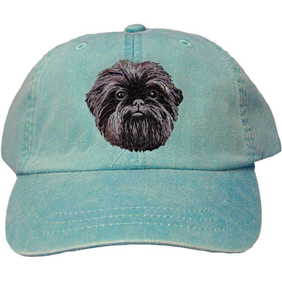 Embroidered Baseball Caps Turquoise  Affenpinscher DM488