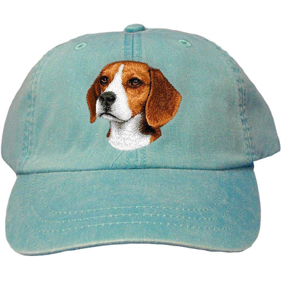 Embroidered Baseball Caps Turquoise  Beagle D31