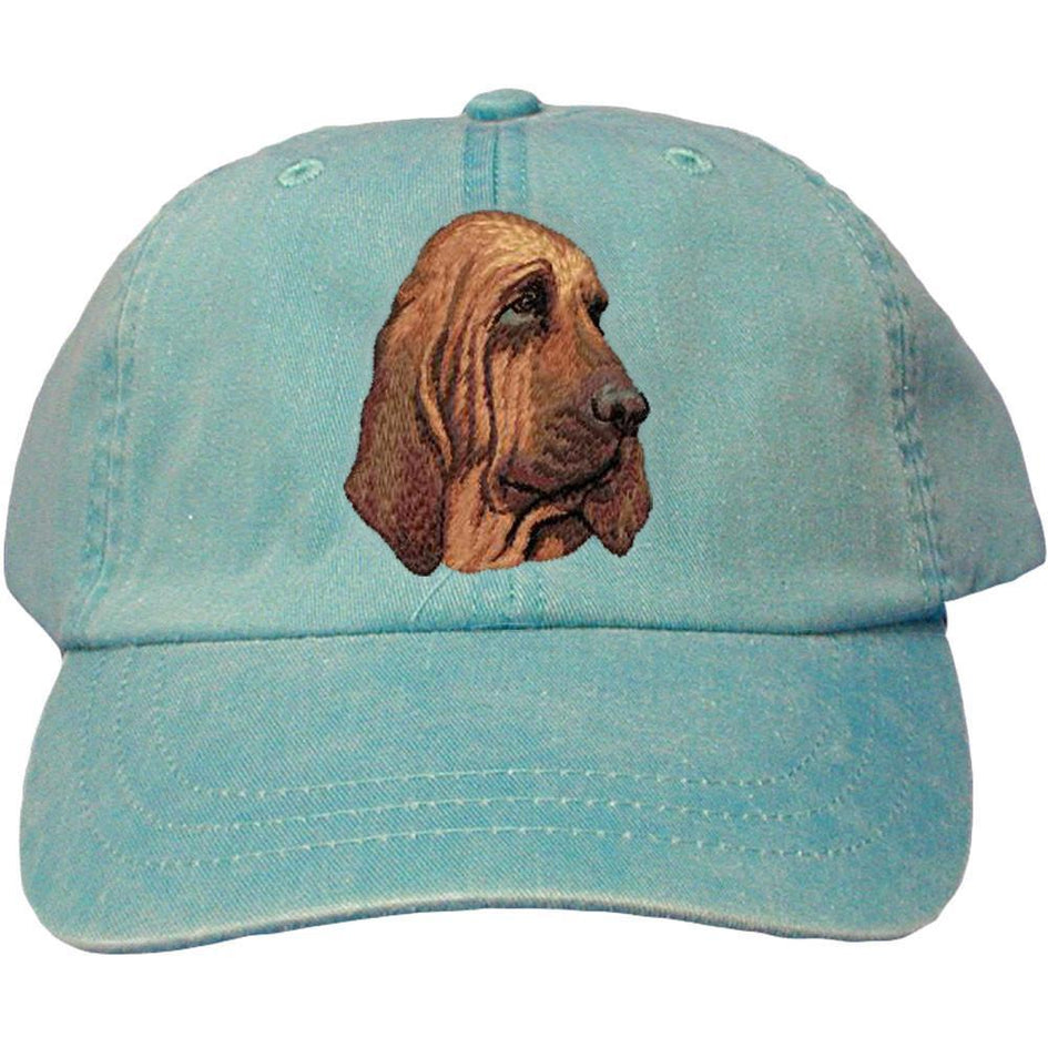 Embroidered Baseball Caps Turquoise  Bloodhound DM411