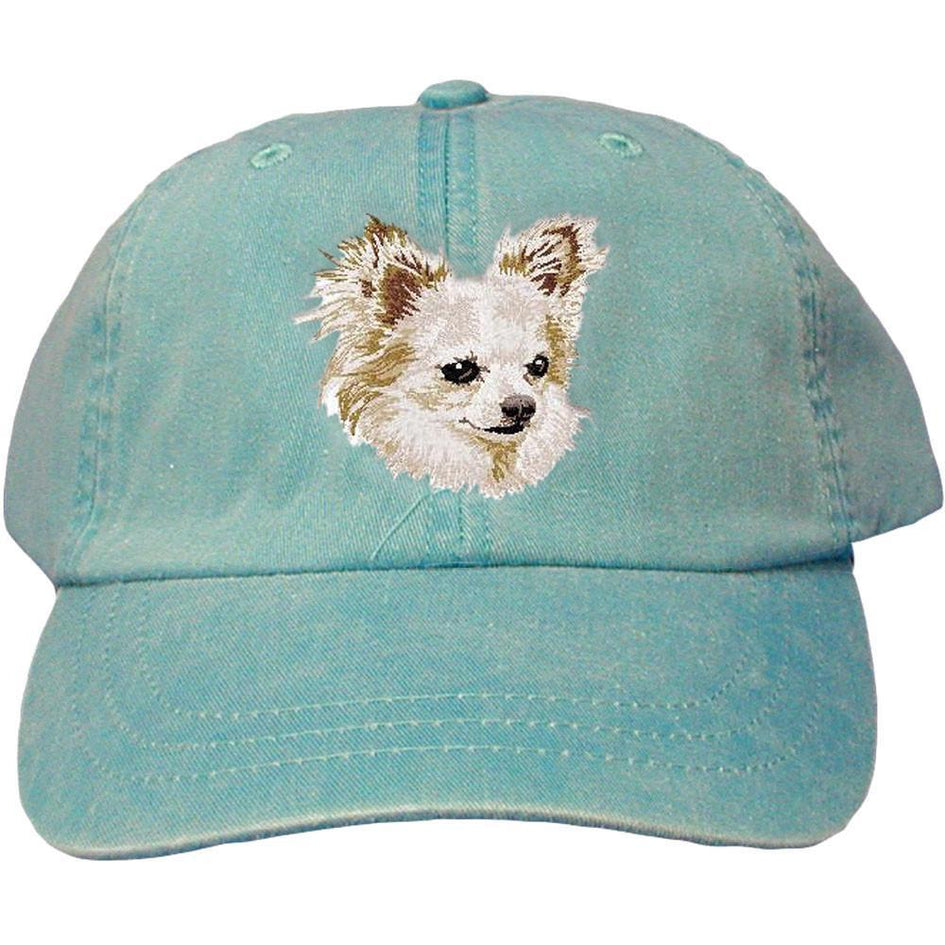Embroidered Baseball Caps Turquoise  Chihuahua DV206