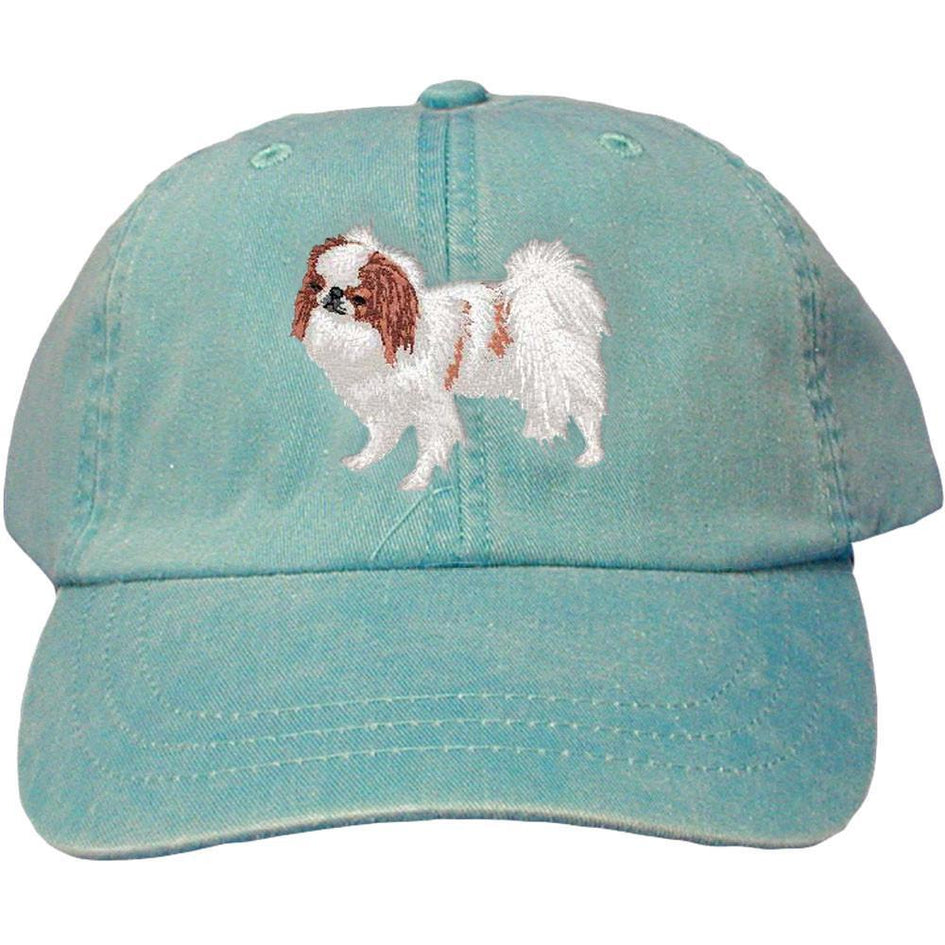 Embroidered Baseball Caps Turquoise  Japanese Chin DV213